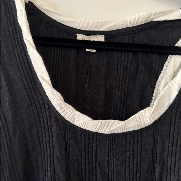 Anthropologie Black and Cream Tank Top - Picture 6 of 6